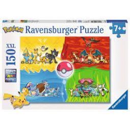 Puzzle 150p Pokémon XXL - Les Différents Types de Pokémon