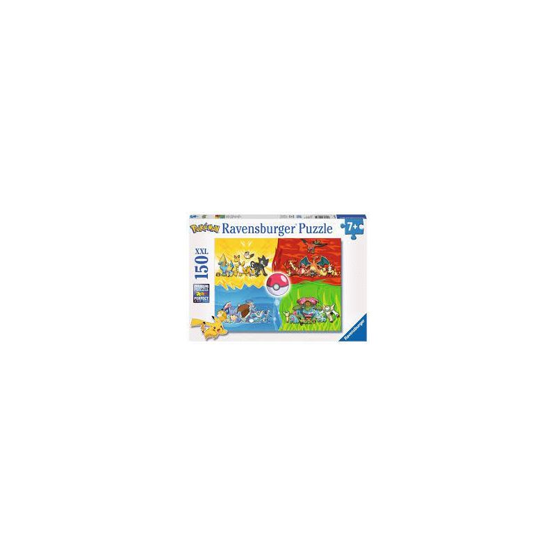 Puzzle 150p Pokémon XXL - Les Différents Types de Pokémon