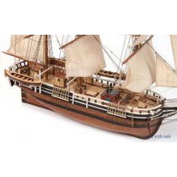 Maquette bois Bateau HMS ESSEX avec voiles maquette Occre