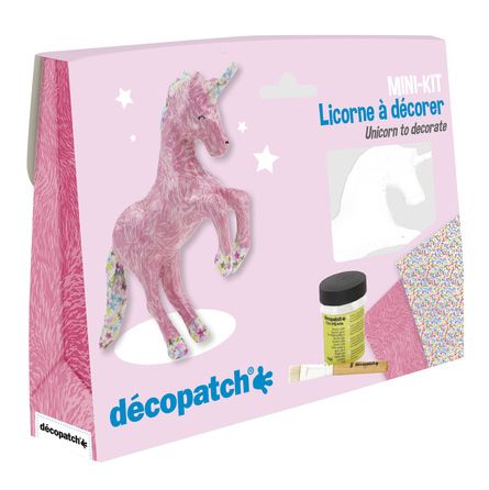 Mini kit Licorne Décopatch jeux et jouets Royan Ikaipaka