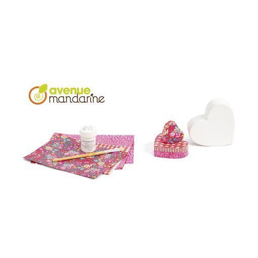 Boîte créative Love Décopatch Avenue Mandarine Ikaipaka jeux &