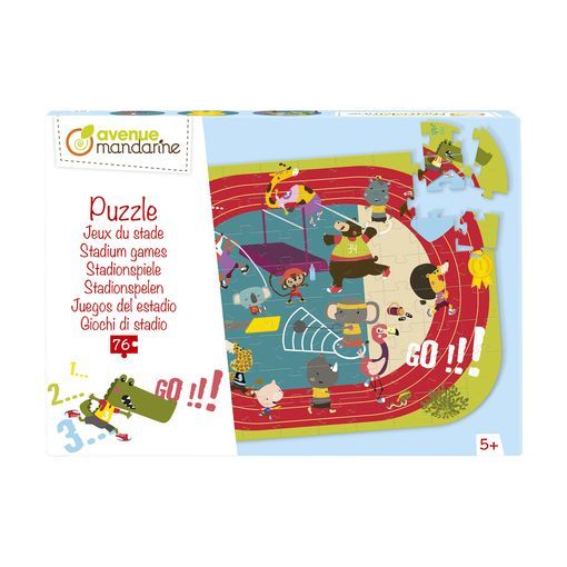 Puzzle 76p Jeux Olympiques Avenue Mandarine Ikaipaka jeux &