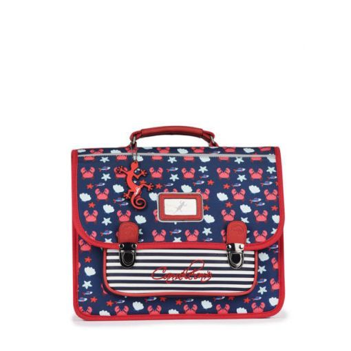 Cartable 2C 35cm Navy Crab Caméléon Caméléon Ikaipaka jeux &