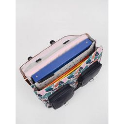 Cartable 2C 38cm Pink Leaf Caméléon Caméléon Ikaipaka jeux &