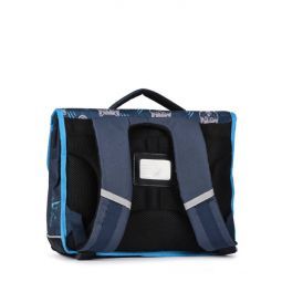 Cartable 2C 38cm Navy Wolf Caméléon Caméléon Ikaipaka jeux &