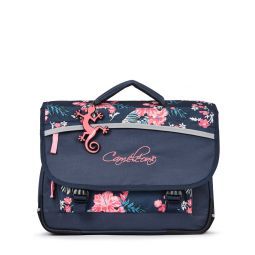 Cartable 2C 38cm Navy Trop Flow Caméléon Caméléon Ikaipaka jeux