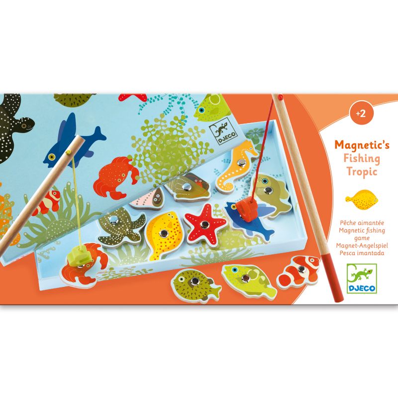 Pêche magnétique Fishing Tropic Djeco Ikaipaka jeux & jouets