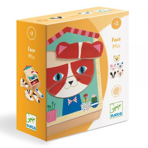 Puzzle bois Face-mix Djeco Ikaipaka jeux & jouets Royan