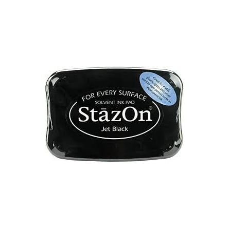 Encre Stazon Jet Black Artemio Ikaipaka jeux & jouets Royan