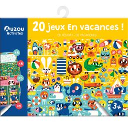 20 P'tits jeux En vacances AUZOU Ikaipaka jeux & jouets Royan