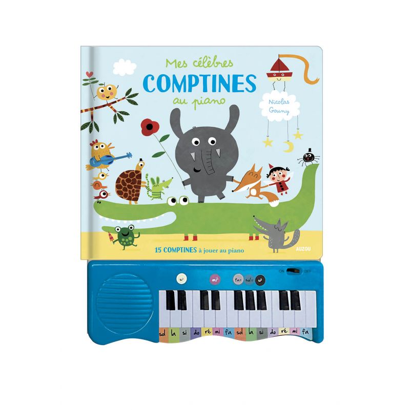 Mes célèbres comptines au Piano AUZOU Ikaipaka jeux & jouets