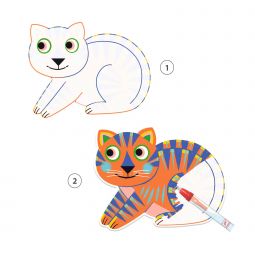 Coloriage à l'eau Animalo-Ma Djeco Ikaipaka jeux & jouets Royan