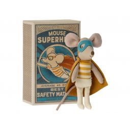 Maïleg Super Héros Mousse Little Brother in Matchbox Maileg