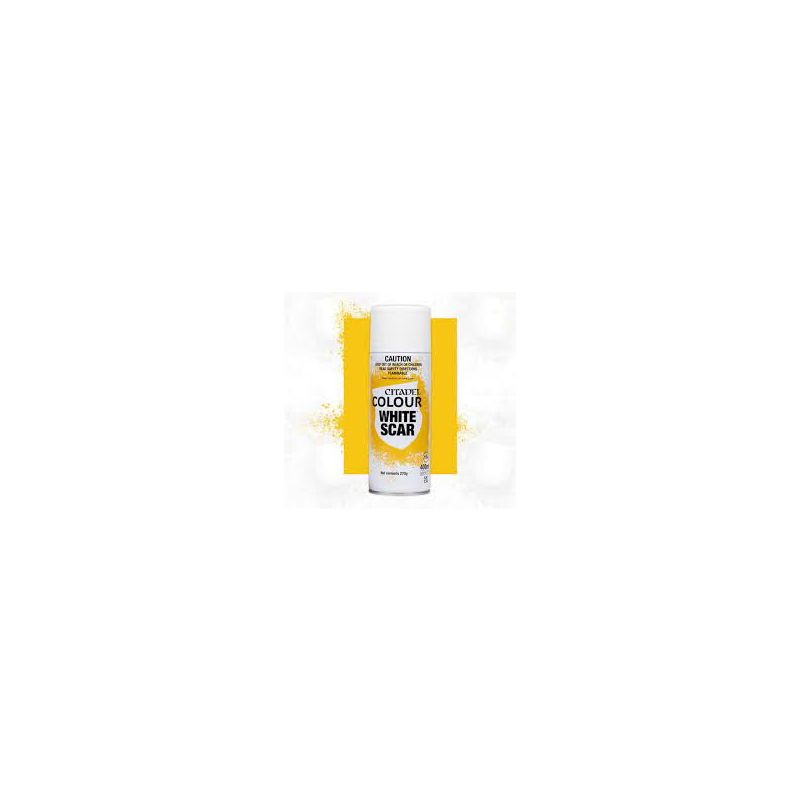 White scar spray paint Bombe de sous couche citadelle Citadelle