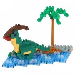 Nanoblock Parasaurolophus au bord de l'eau nanoblock Ikaipaka