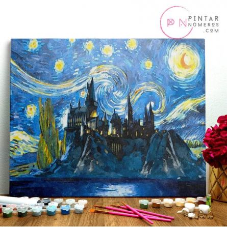 Peinture aux numéros Nuit étoilée Harry Potter Pintar Numeros