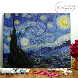 Peinture aux numéros Nuit étoilée Van Gogh Pintar Numeros