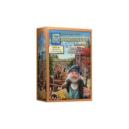Carcassonne: Ext. 5 Maire et Monastères  Ikaipaka jeux & jouets