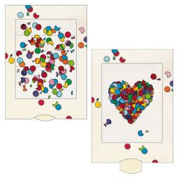 Carte vivante Coeur & Confettis Curiosi Ikaipaka jeux & jouets