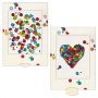 Carte vivante Coeur & Confettis Curiosi Ikaipaka jeux & jouets