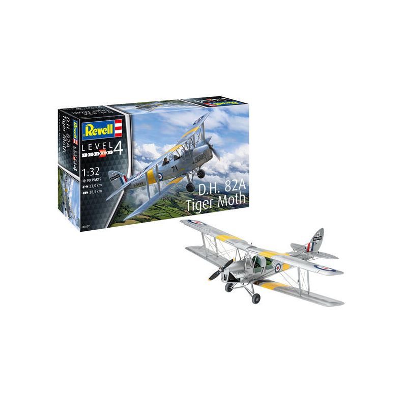 Maquette Avion D.H. 82A Tiger Moth jeux et jouets Royan Ikaipaka