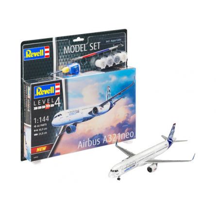 Maquette Avion MODEL SET AVIONS AIRBUS A321NEO REVELL Ikaipaka