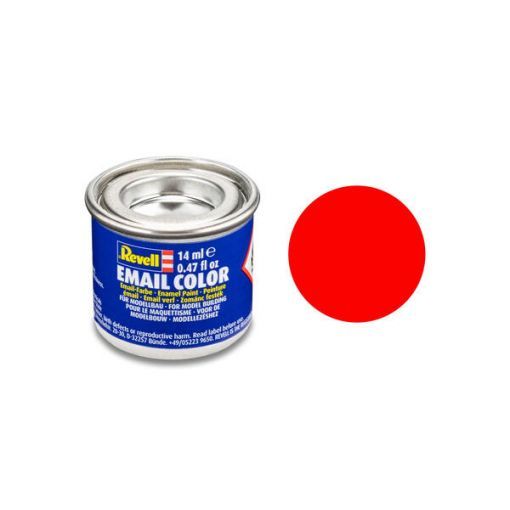 Peinture à Maquette 25 REVELL COLOR (EMAIL) ORANGE FLUO MAT