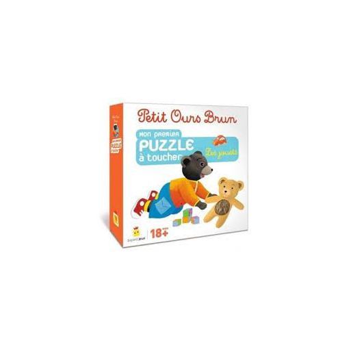 Petit Ours Brun Mon premier puzzle a toucher Les jouets