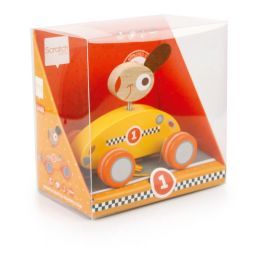 Voiture à tirer Lapin Louis Scratch Ikaipaka jeux & jouets Royan