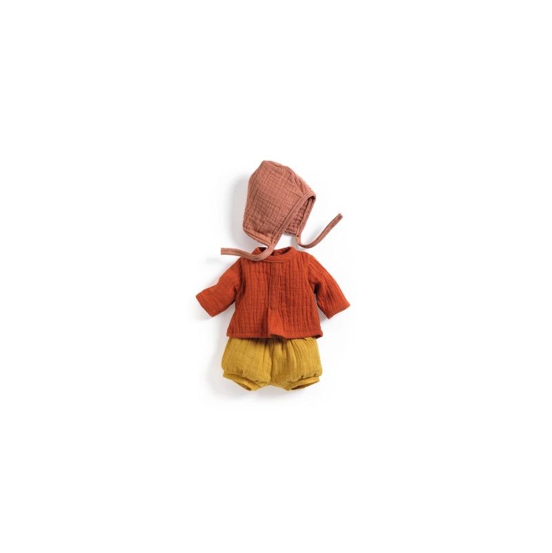Vêtement Poupée Pomea Mandarine Djeco Ikaipaka jeux & jouets
