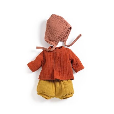 Vêtement Poupée Pomea Mandarine Djeco Ikaipaka jeux & jouets