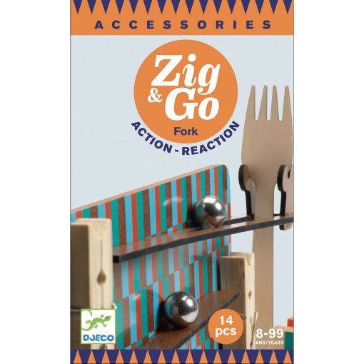 Zig & Go accessoire Fork 14 pièces Djeco Ikaipaka jeux & jouets
