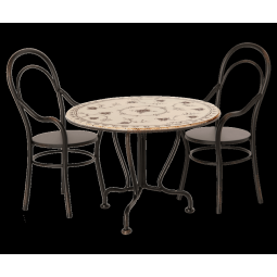 Maïleg Table à manger avec 2 chaises Maileg Ikaipaka jeux &