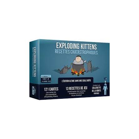 Exploding Kittens: Recettes Chatastrophiques Asmodee Ikaipaka