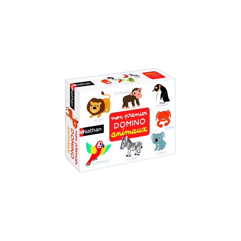 Mon premier Domino Animaux Nathan Nathan Ikaipaka jeux & jouets