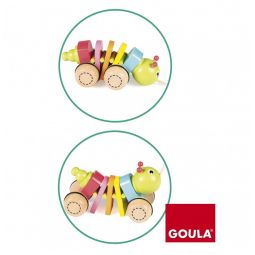 Chenille articulée à tirer Diset Ikaipaka jeux & jouets Royan