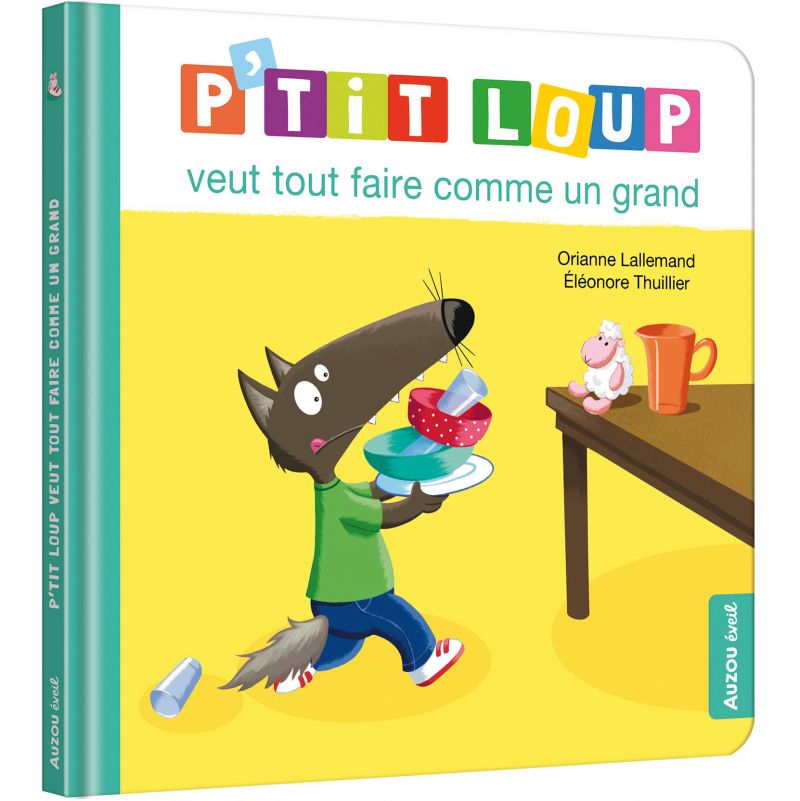P'tit Loup veut tout faire comme un grand AUZOU Ikaipaka jeux &