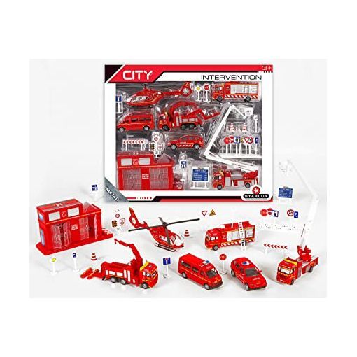 Coffret Véhicules de Pompiers STARLUX Ikaipaka jeux & jouets