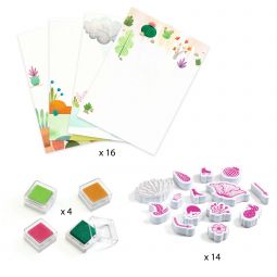 Mix & Match Flowers Girls Djeco Djeco Ikaipaka jeux & jouets