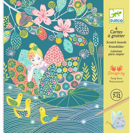 Cartes à gratter L'étang Djeco Ikaipaka jeux & jouets Royan