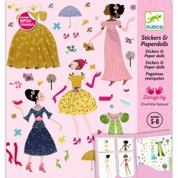 Stickers Robes des 4 saisons Djeco Ikaipaka jeux & jouets Royan
