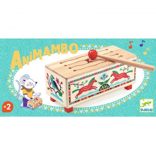 Animambo Wooden Drum Djeco Ikaipaka jeux & jouets Royan