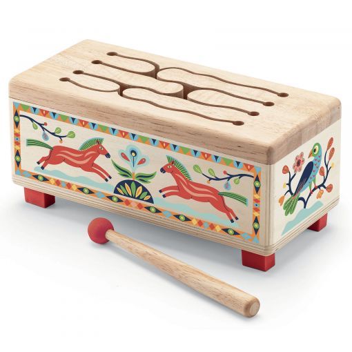 Animambo Wooden Drum Djeco Ikaipaka jeux & jouets Royan