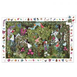 Puzzle 100p Observation Jeux au jardin Djeco Ikaipaka jeux &