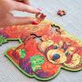 Puzzle en bois Le Panda Roux Créatif Puzzle Ikaipaka jeux &