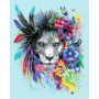 Peinture aux numéros Boho Lion Ravensburger Ikaipaka jeux &