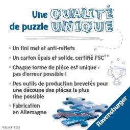 Puzzle 1000p Portrait Royal Lion Ravensburger Ikaipaka jeux &