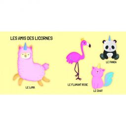 Puzzle 40p Q-Box Les Licornes + livre Sassi Ikaipaka jeux &