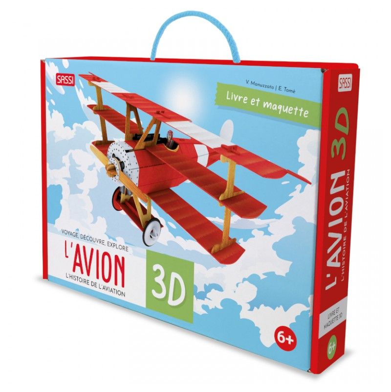 Maquette l'avion 3D jeux et jouets Royan Ikaipaka