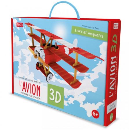 Maquette l'avion 3D Sassi Ikaipaka jeux & jouets Royan